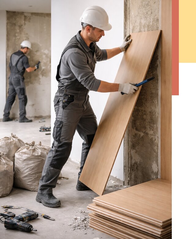 Демонтаж стеновых панелей в Железногорске от 3618 руб. за м² быстро и недорого | ОТДЕЛОЧНИК-Жлр