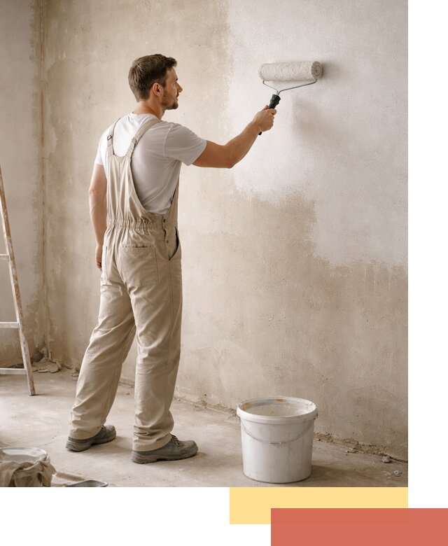 Грунтовка стен под отделку в Железногорске профессиональным раствором