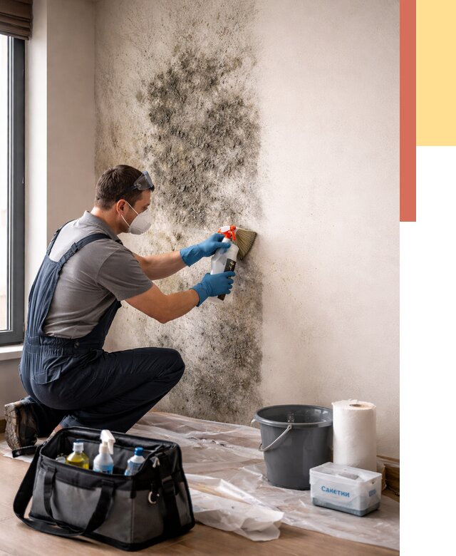 Удаление плесени со стен в Железногорске от 2222 руб. — быстро и недорого | ОТДЕЛОЧНИК-Жлр