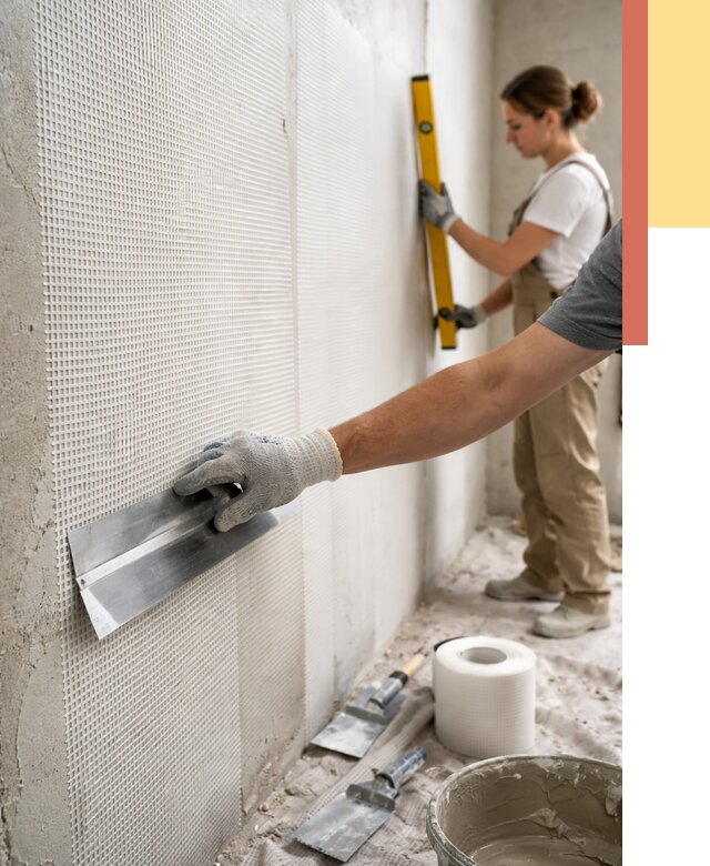 Армирование стен стеклосеткой в Железногорске от 3308 руб. под ключ | ОТДЕЛОЧНИК-Жлр