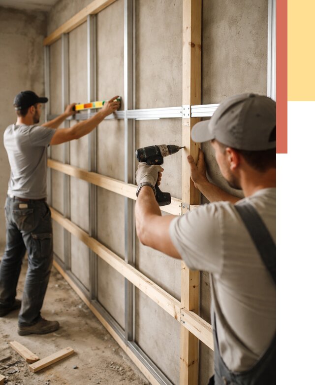 Устройство обрешетки под панели в Железногорске от 2171 руб. — монтаж под ключ | ОТДЕЛОЧНИК-Жлр