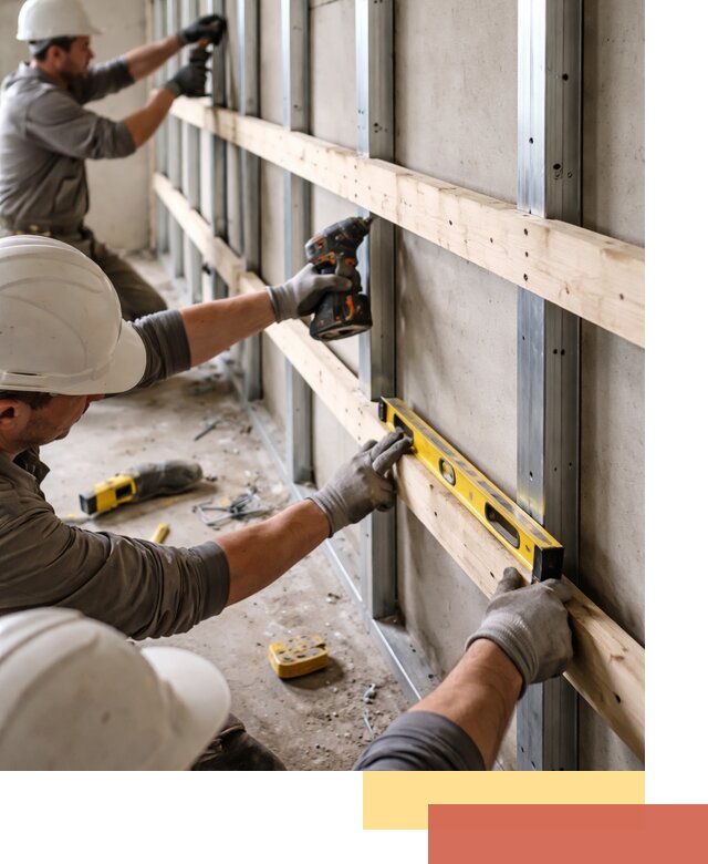 Устройство обрешетки под панели в Железногорске