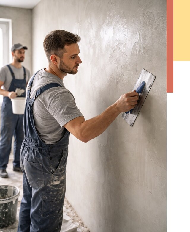 Глянцевание штукатурки стен в Железногорске от 7753 руб. — услуги и затирка | ОТДЕЛОЧНИК-Жлр