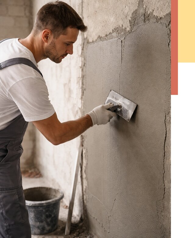 Штукатурка стен под плитку в Железногорске от 4342 руб./м2 — выравнивание под плитку | ОТДЕЛОЧНИК-Жлр