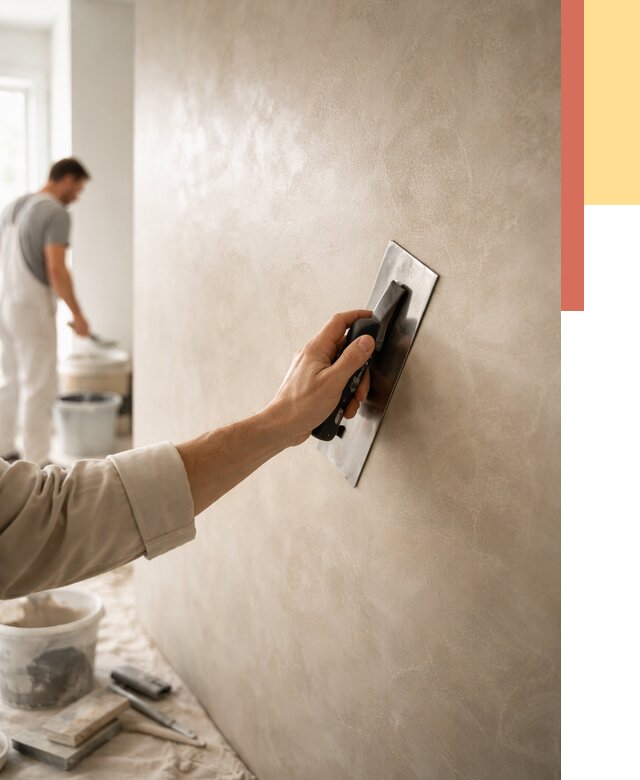 Венецианская штукатурка в Железногорске от 3618 руб/м² — нанесение стен под ключ | ОТДЕЛОЧНИК-Жлр