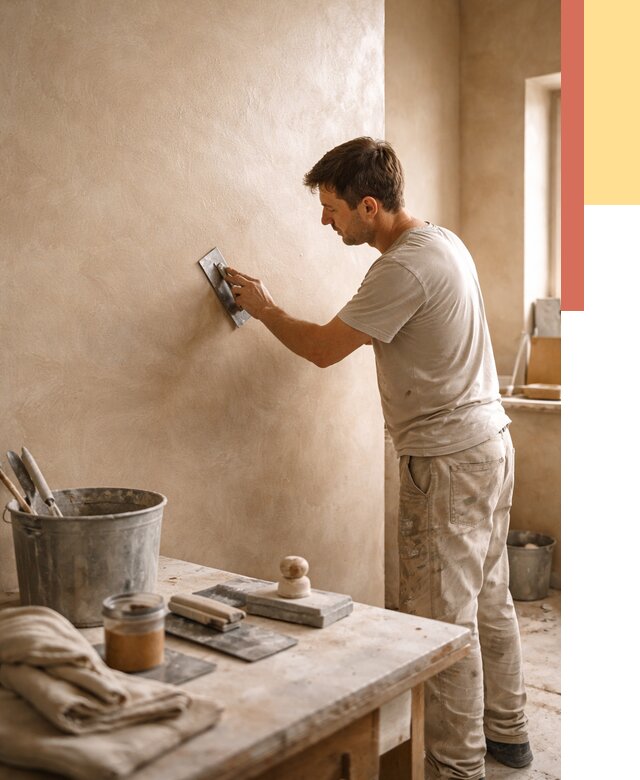 Марокканская штукатурка таделакт в Железногорске под ключ от 4342 руб. | ОТДЕЛОЧНИК-Жлр