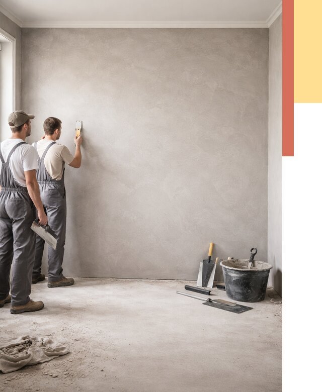 Микробетон на стены в Железногорске от 1292 руб. — нанесение и отделка | ОТДЕЛОЧНИК-Жлр