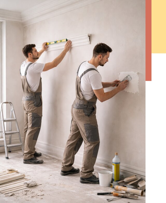 Монтаж лепнины на стены в Железногорске от 4652 руб. — недорого, быстро | ОТДЕЛОЧНИК-Жлр