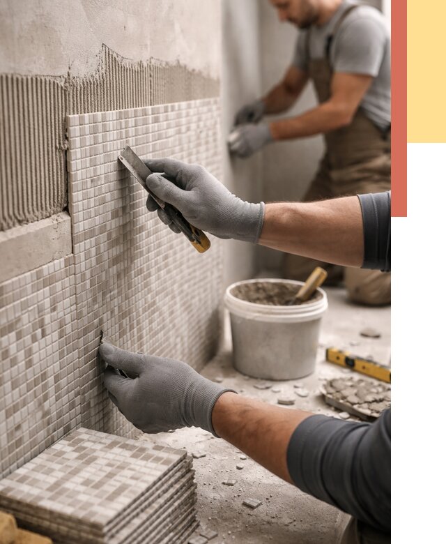 Облицовка стен мозаикой в Железногорске от 3308 руб/м2 — укладка мозаики на стены | ОТДЕЛОЧНИК-Жлр