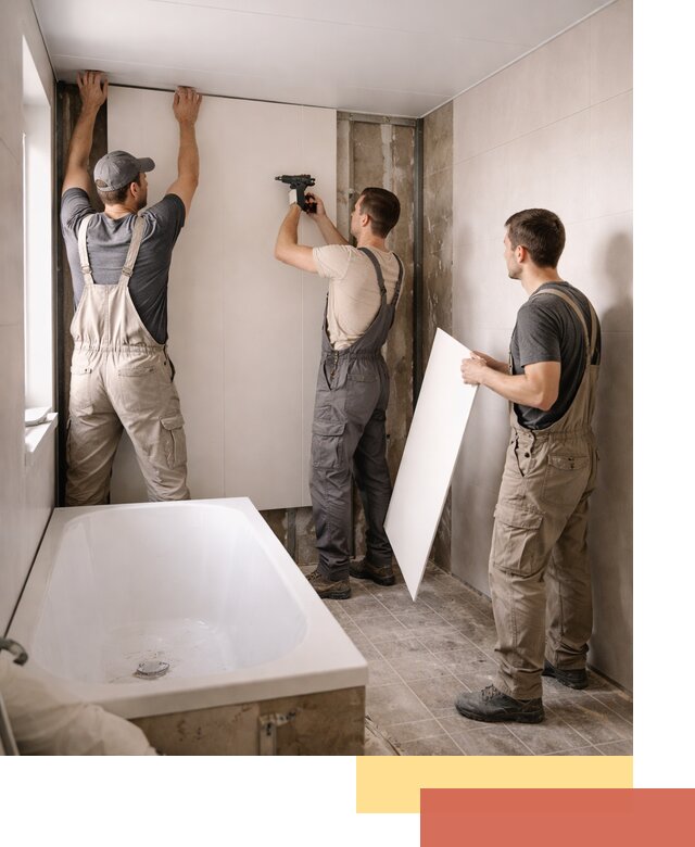 Отделка ванной панели ПВХ профессионально в Железногорске