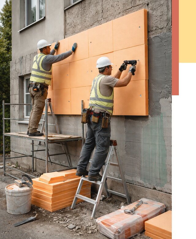 Утепление стен пеноплексом в Железногорске от 1912 руб./м2 — быстро и недорого | ОТДЕЛОЧНИК-Жлр