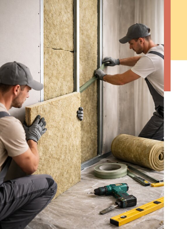 Шумоизоляция стен в Железногорске под ключ от 1912 руб. | ОТДЕЛОЧНИК-Жлр