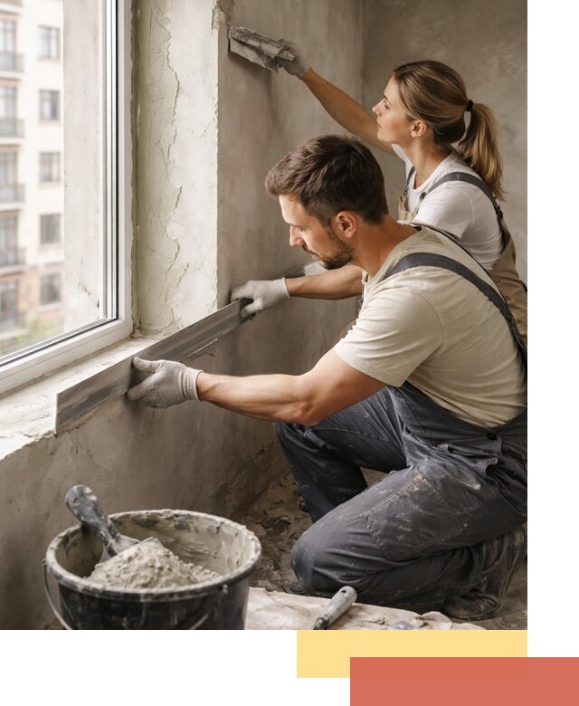 Штукатурка откосов дверей и окон профессионально в Железногорске