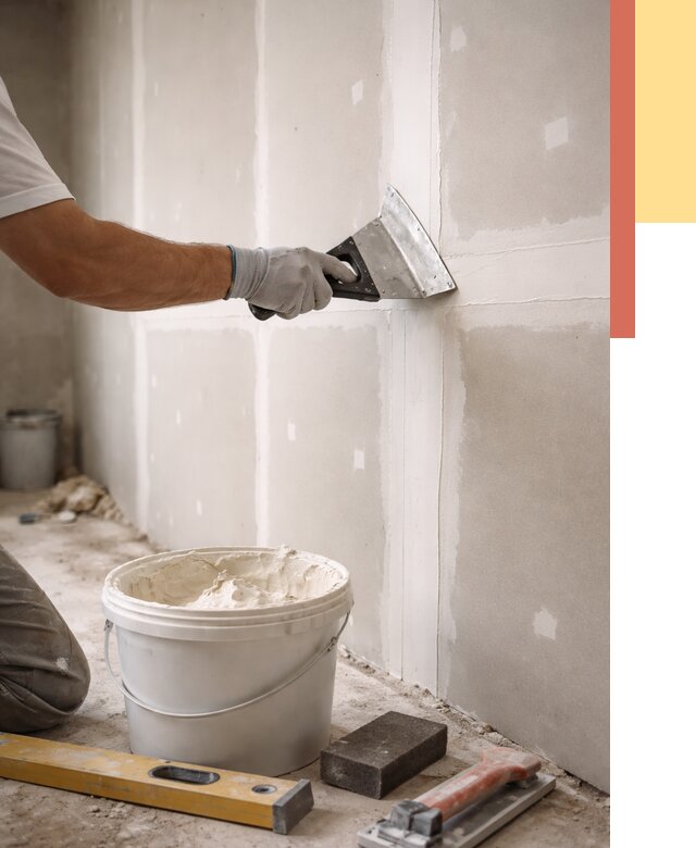 Шпаклевка перегородок из гипсокартона в Железногорске от 2584 руб. — услуги ОТДЕЛОЧНИК-Жлр