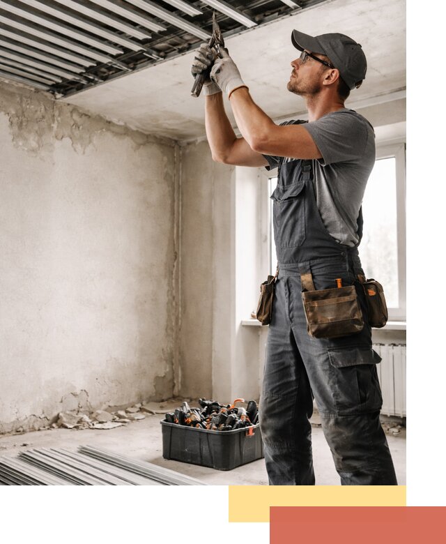 Демонтаж реечного потолка в Железногорске быстро и аккуратно