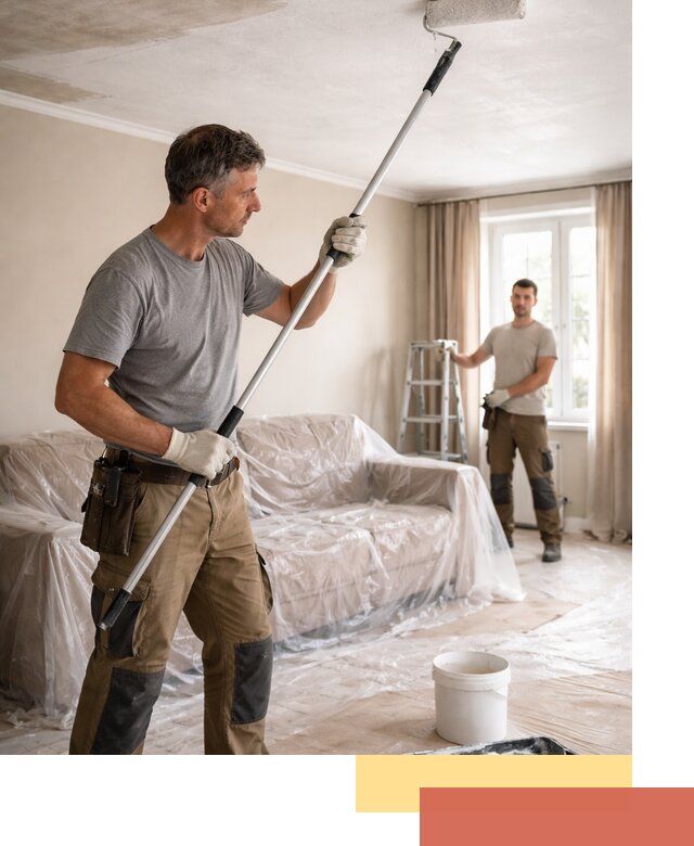 Грунтовка потолка в Железногорске — подготовка под покраску и отделку