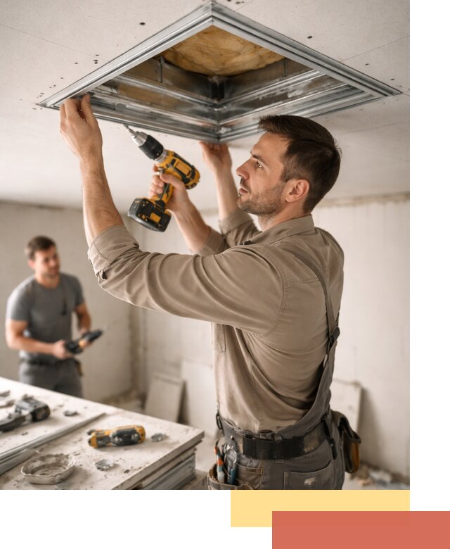 Монтаж люка в потолок из ГКЛ в Железногорске