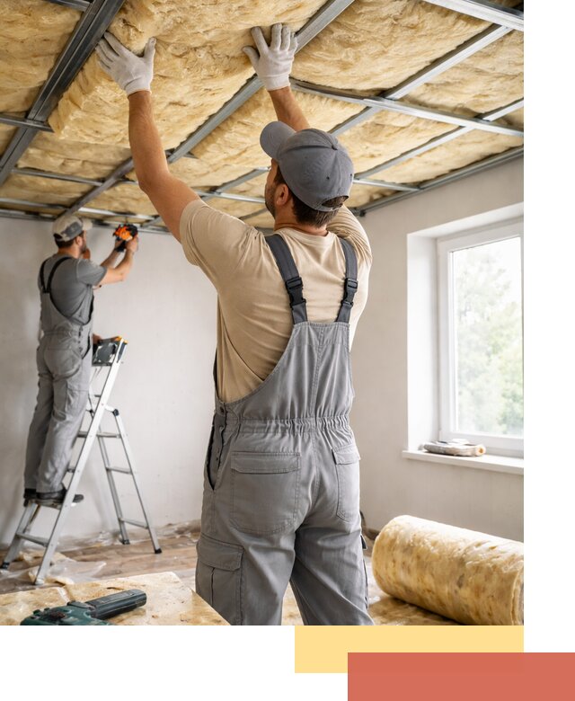 Утепление потолка под ключ в Железногорске качественно и быстро